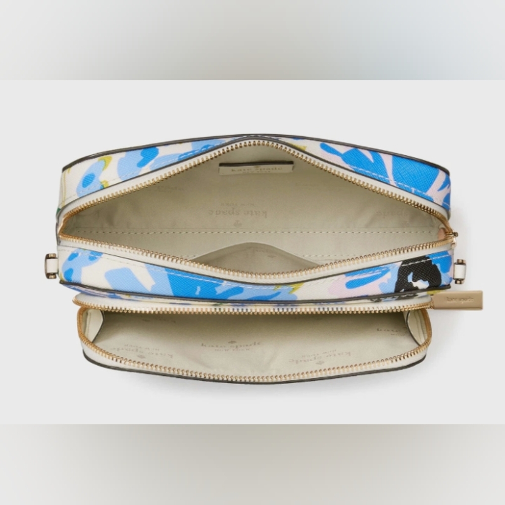 NWT Kate Spade Crossbody Bag - Vibrant Blue Floral - MSRP $259 - Picture 4 of 12